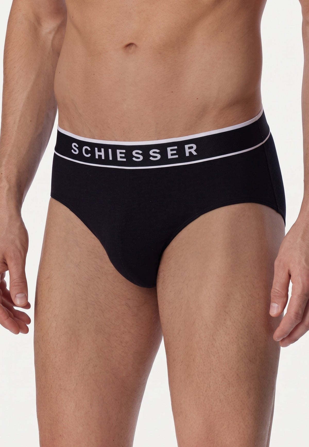 Schiesser Schiesser 5-pack heren Rio slip 95/5- Zwart