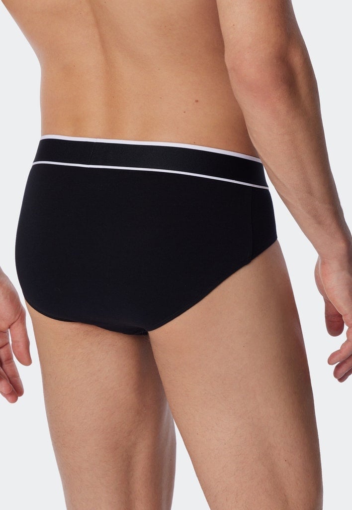 Schiesser Schiesser 5-pack heren Rio slip 95/5- Zwart