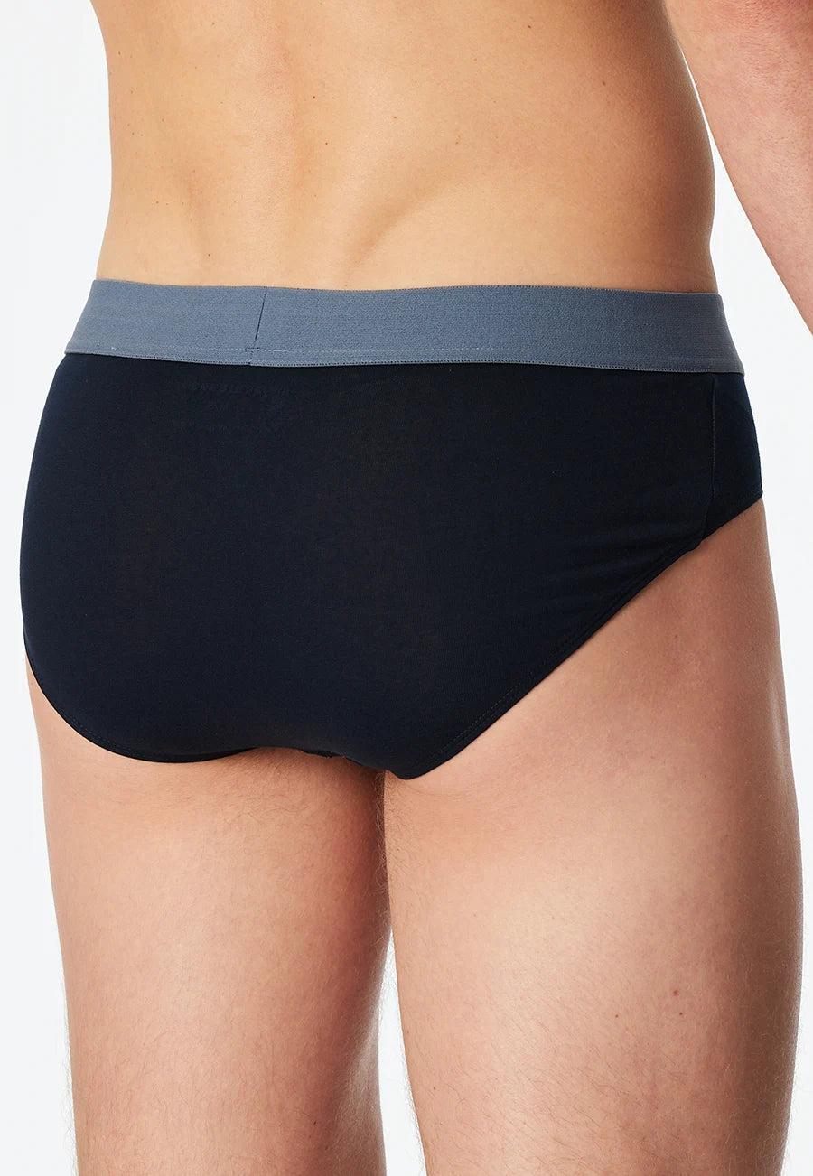 Schiesser Schiesser 5-pack heren Rio slip 95/5- Zwart