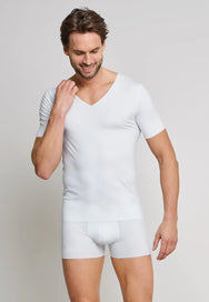 Schiesser Schiesser business heren ondershirt - Naadloos laser cut