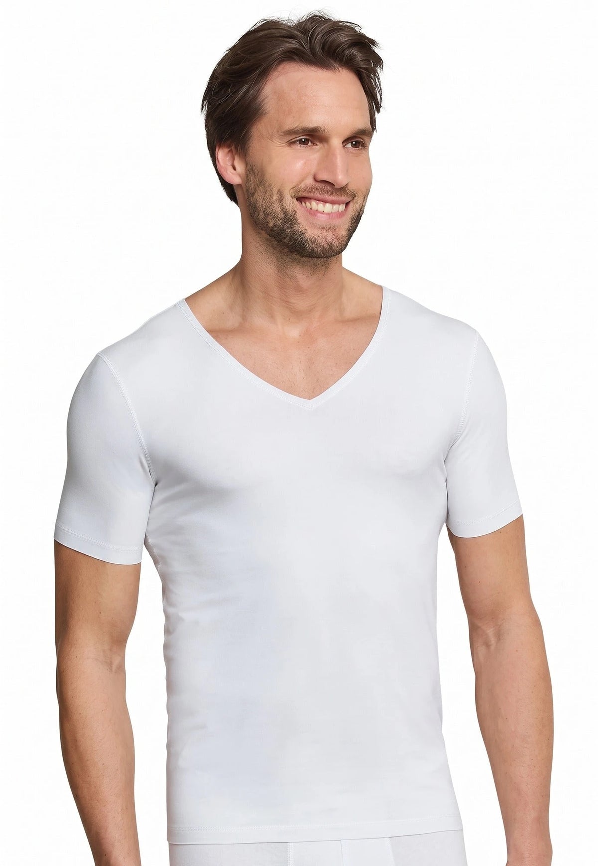 Schiesser Schiesser business heren ondershirt - Naadloos laser cut