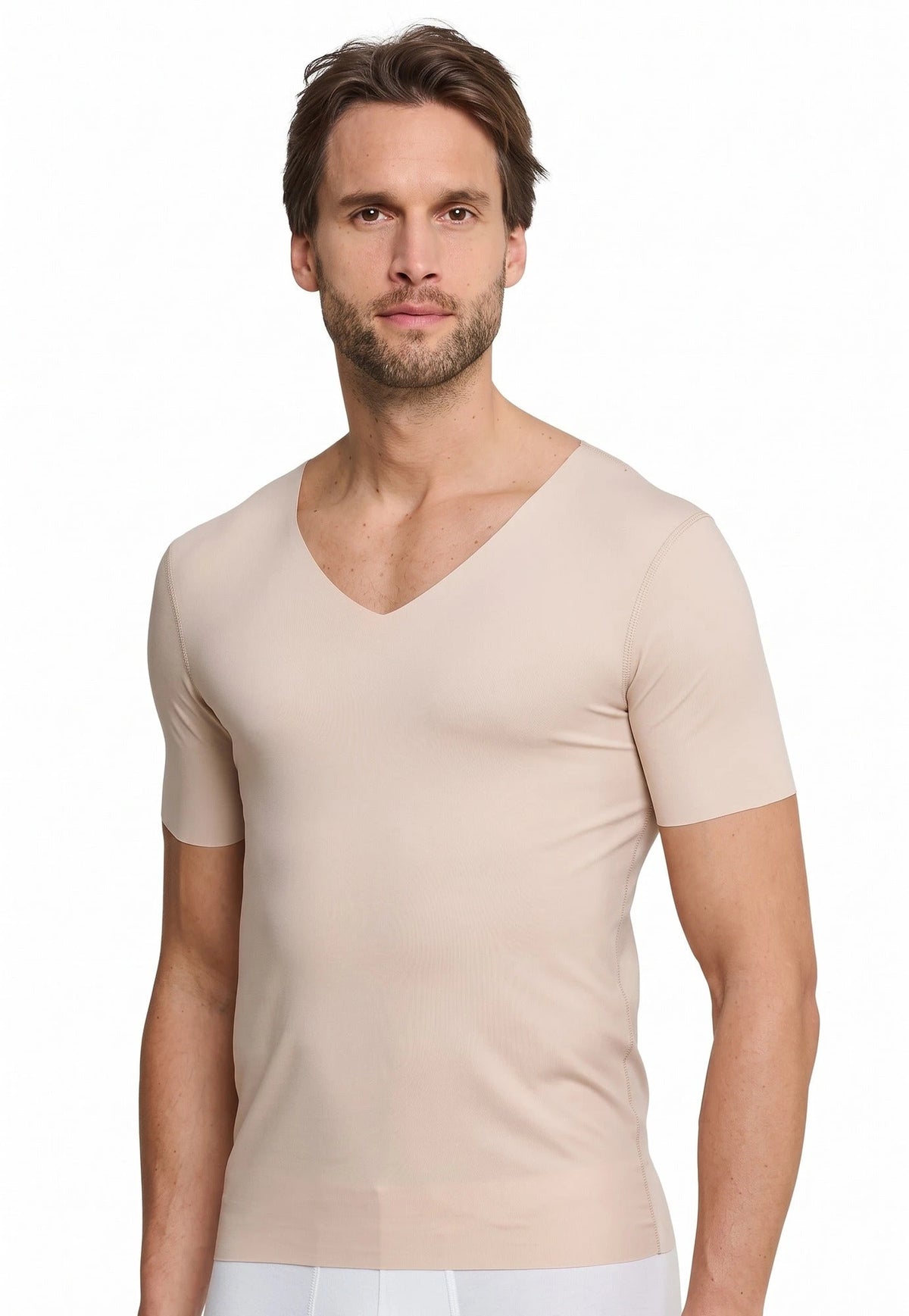Schiesser Schiesser business heren ondershirt - Naadloos laser cut