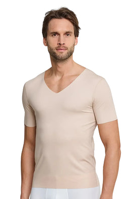 Schiesser Schiesser business heren ondershirt - Naadloos laser cut