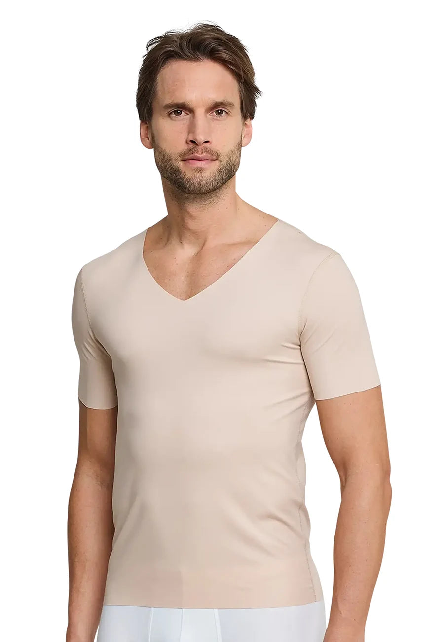 Schiesser Schiesser business heren ondershirt - Naadloos laser cut
