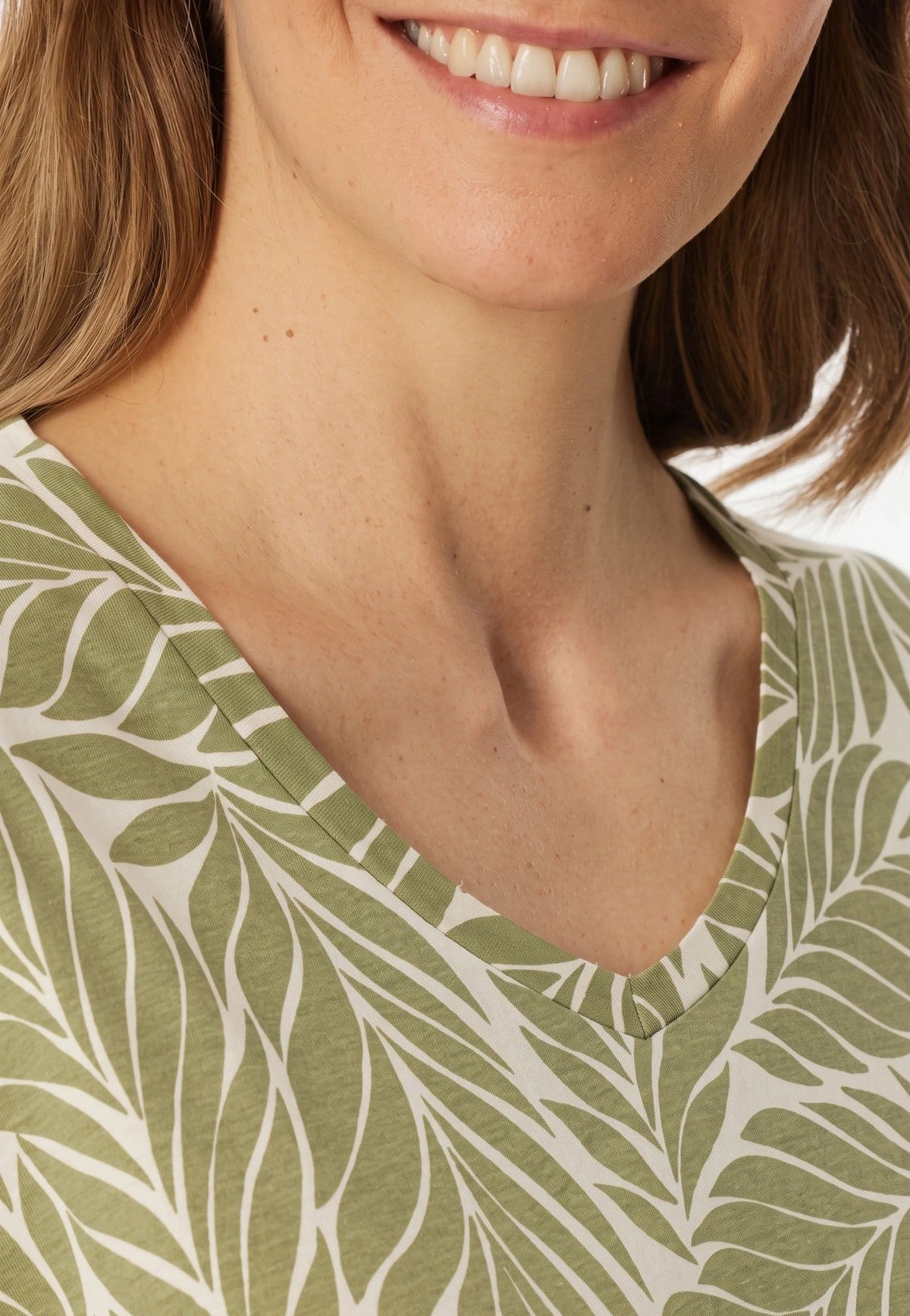 Schiesser Schiesser Dames Nachthemd lange mouw - Comfort