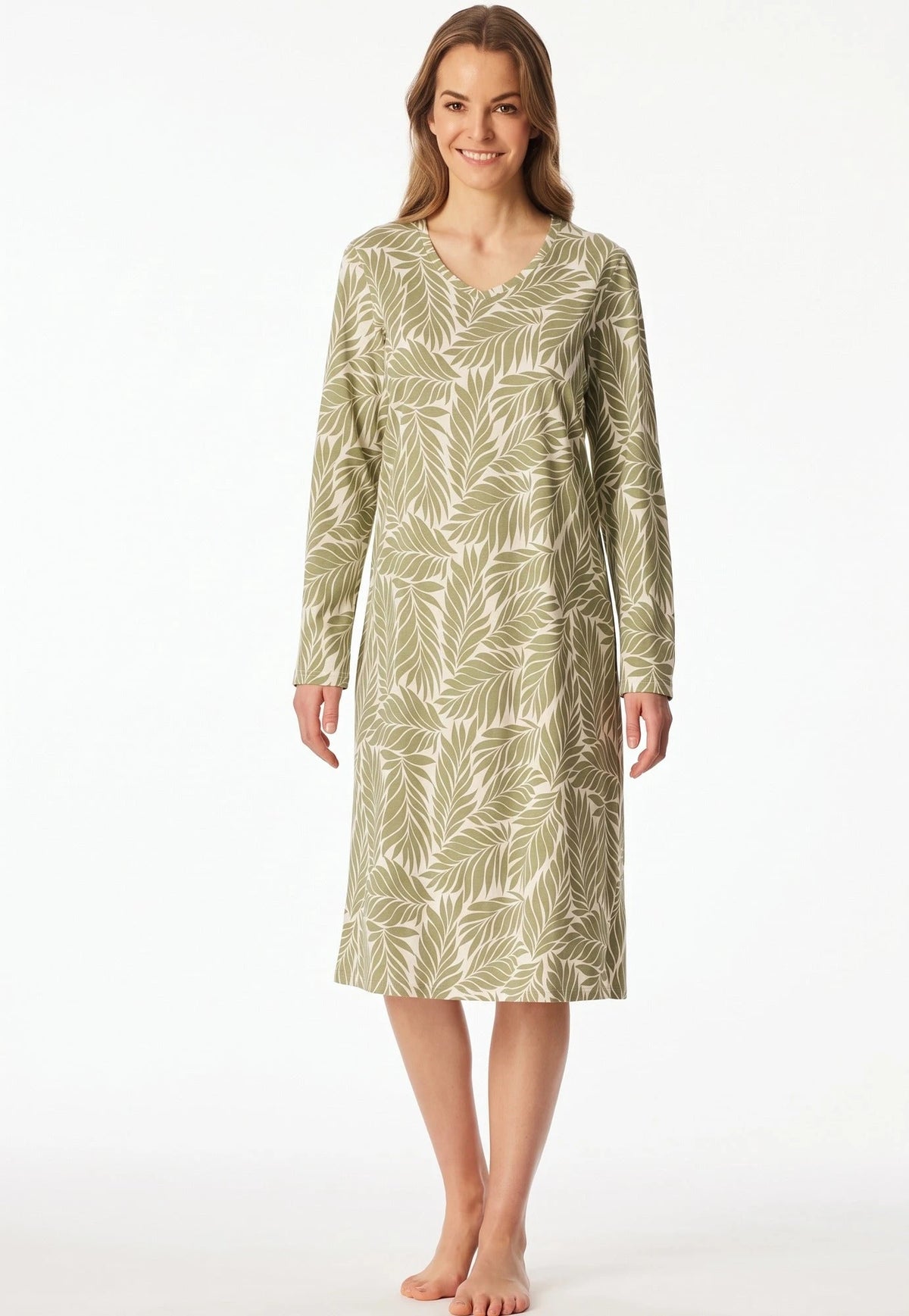 Schiesser Schiesser Dames Nachthemd lange mouw - Comfort