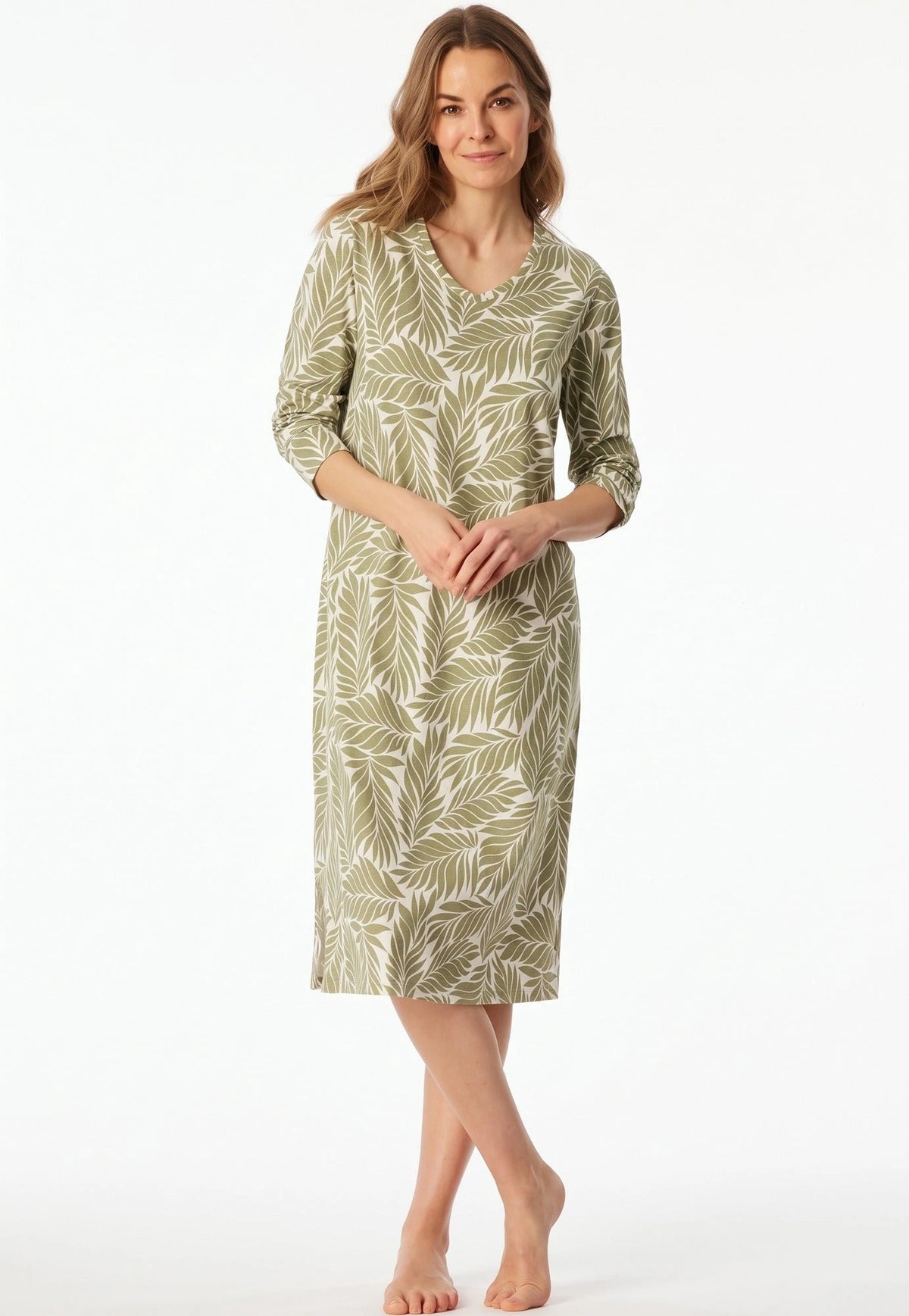 Schiesser Schiesser Dames Nachthemd lange mouw - Comfort