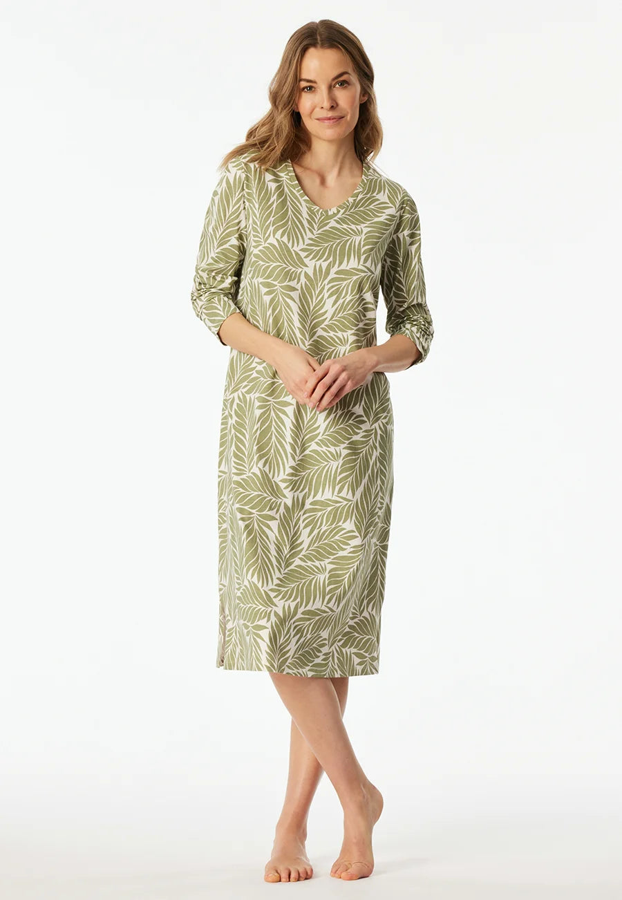 Schiesser Schiesser Dames Nachthemd lange mouw - Comfort