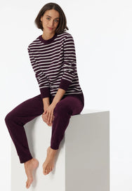 Schiesser Schiesser dames pyjama badstof - Purple - Casual essentials