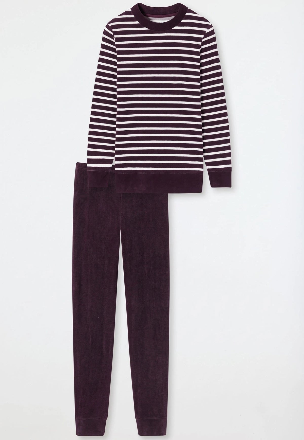 Schiesser Schiesser dames pyjama badstof - Purple - Casual essentials