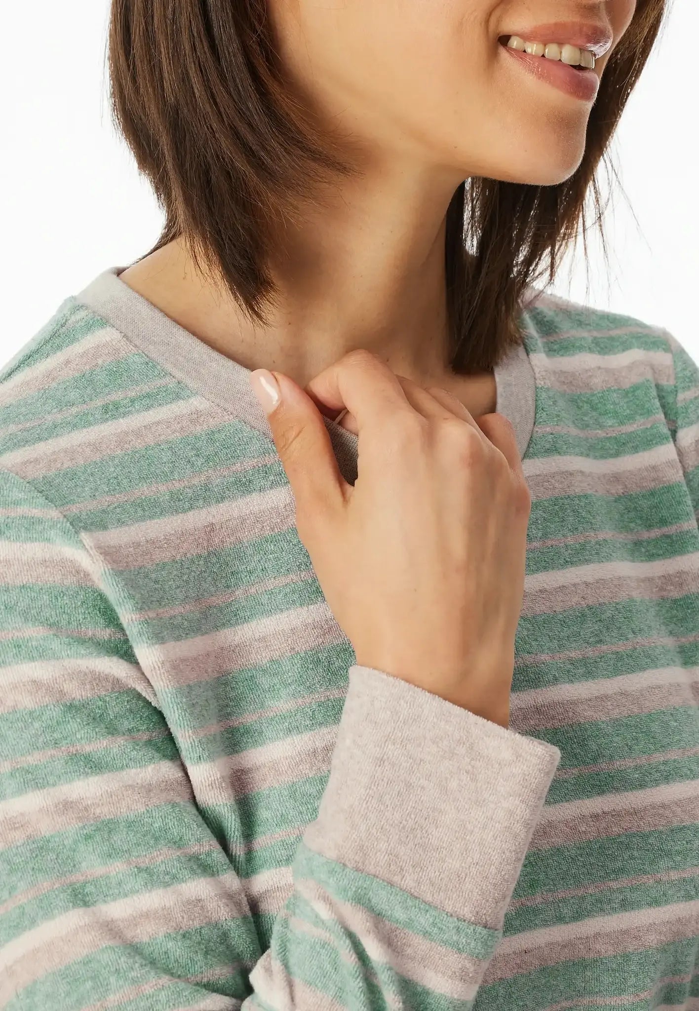 Schiesser Schiesser dames pyjama badstof - Streep