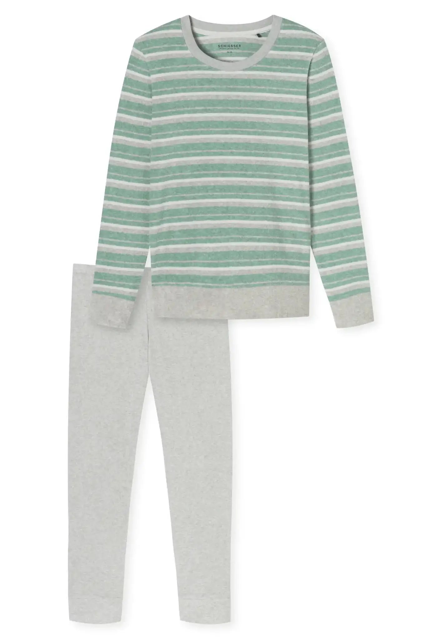 Schiesser Schiesser dames pyjama badstof - Streep