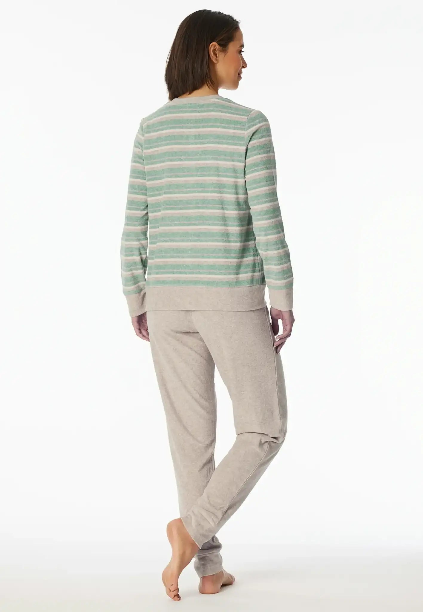 Schiesser Schiesser dames pyjama badstof - Streep