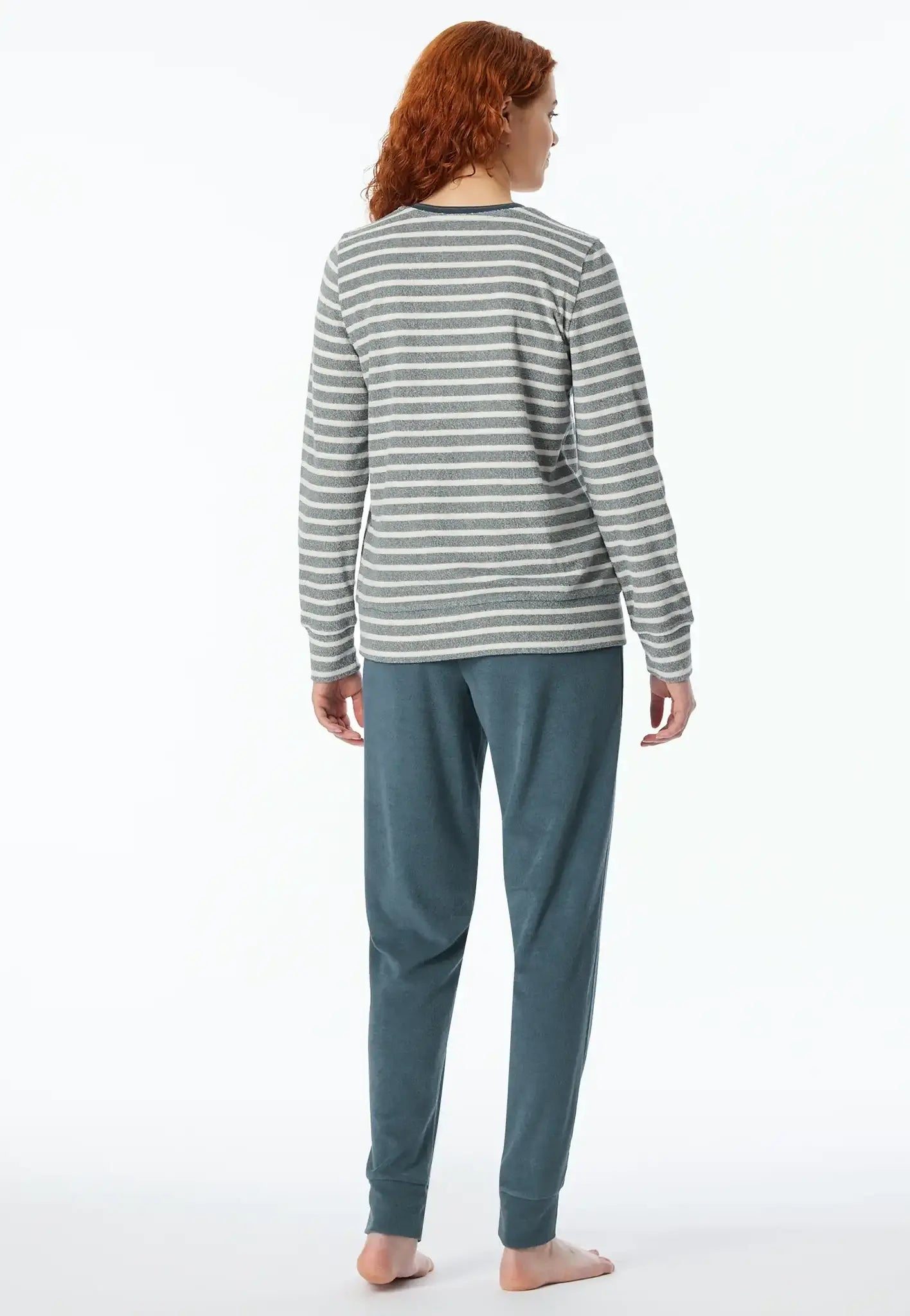 Schiesser Schiesser dames pyjama badstof - Streep