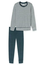 Schiesser Schiesser dames pyjama badstof - Streep