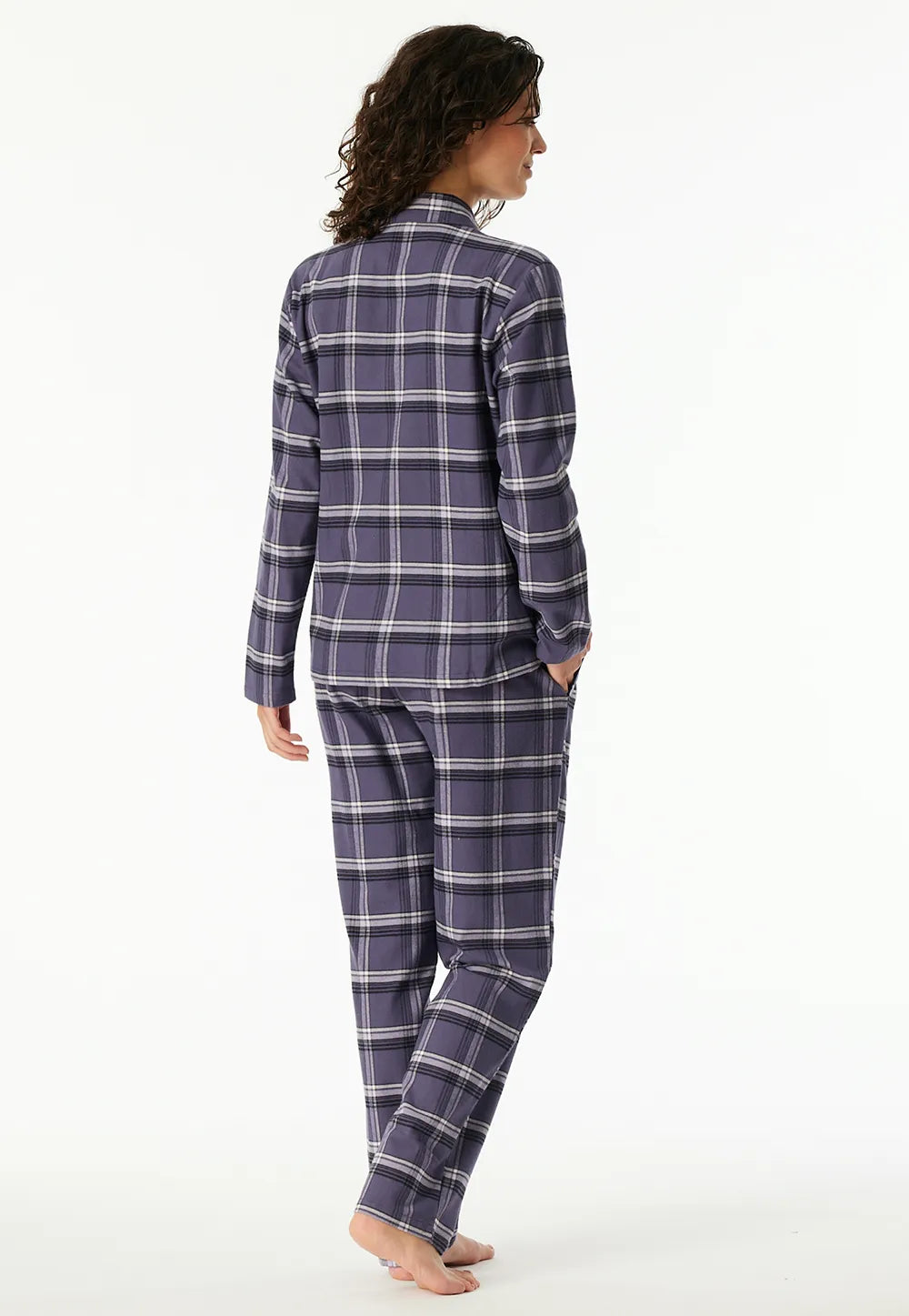 Schiesser Schiesser dames pyjama flanel - Select Premium