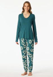 Schiesser Schiesser dames pyjama Flower - Modal - Katoen