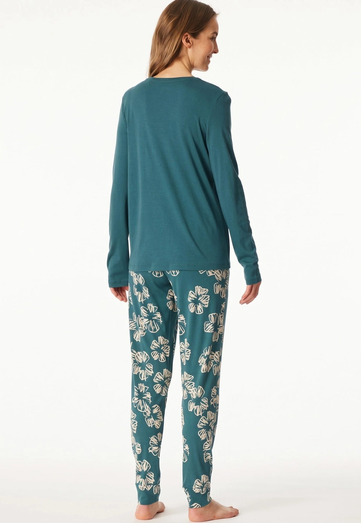 Schiesser Schiesser dames pyjama Flower - Modal - Katoen