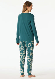 Schiesser Schiesser dames pyjama Flower - Modal - Katoen