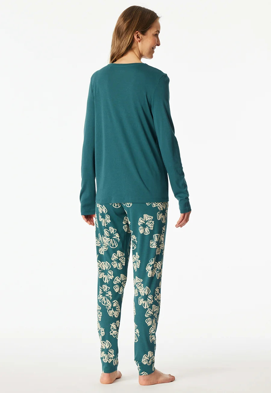 Schiesser Schiesser dames pyjama Flower - Modal - Katoen