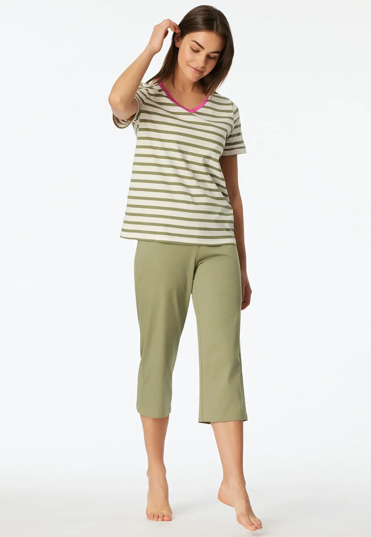 Schiesser Schiesser dames pyjama korte mouw - Casual Essentials