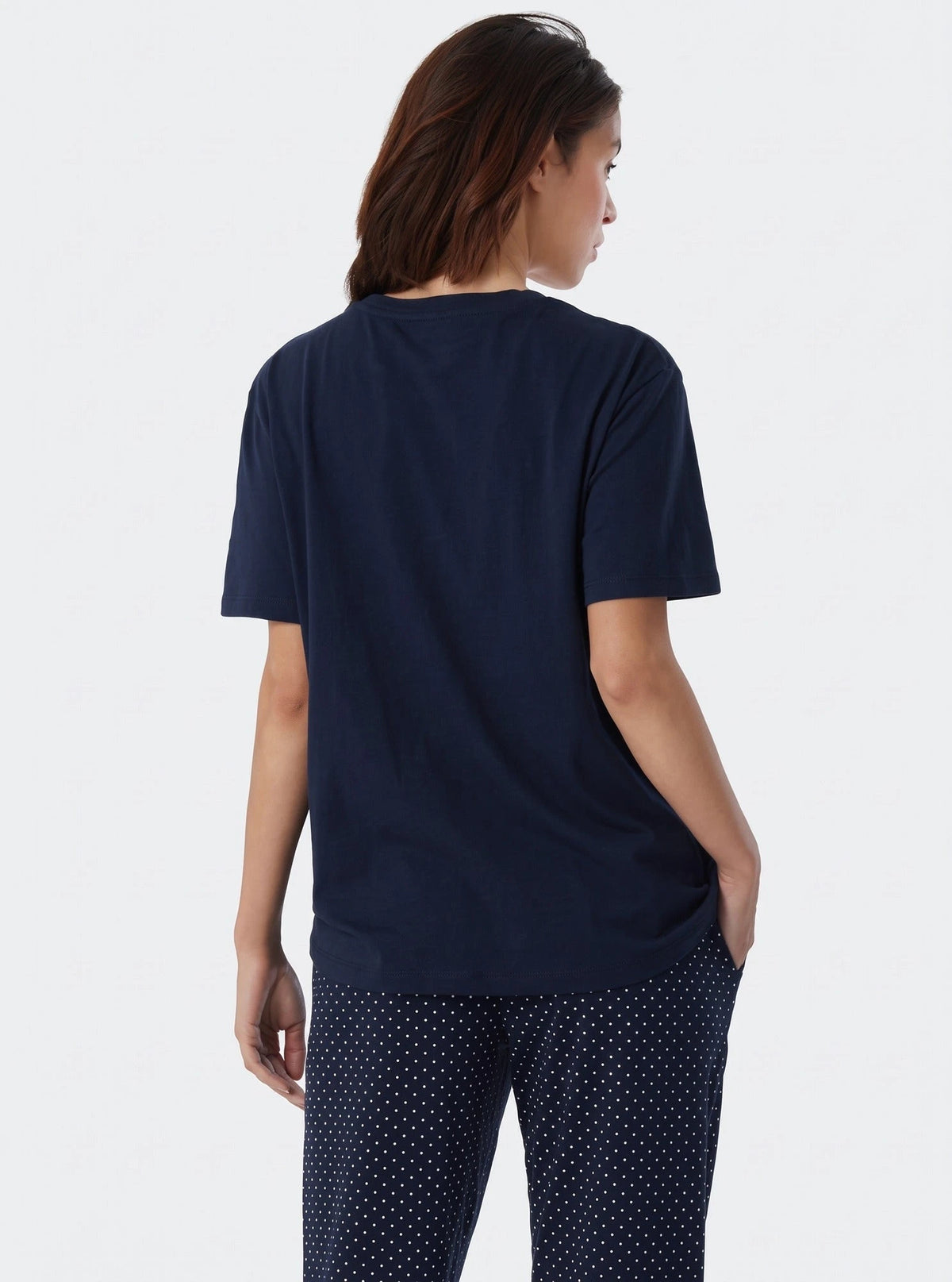 Schiesser Schiesser dames pyjamashirt korte mouw - Mix & Relax