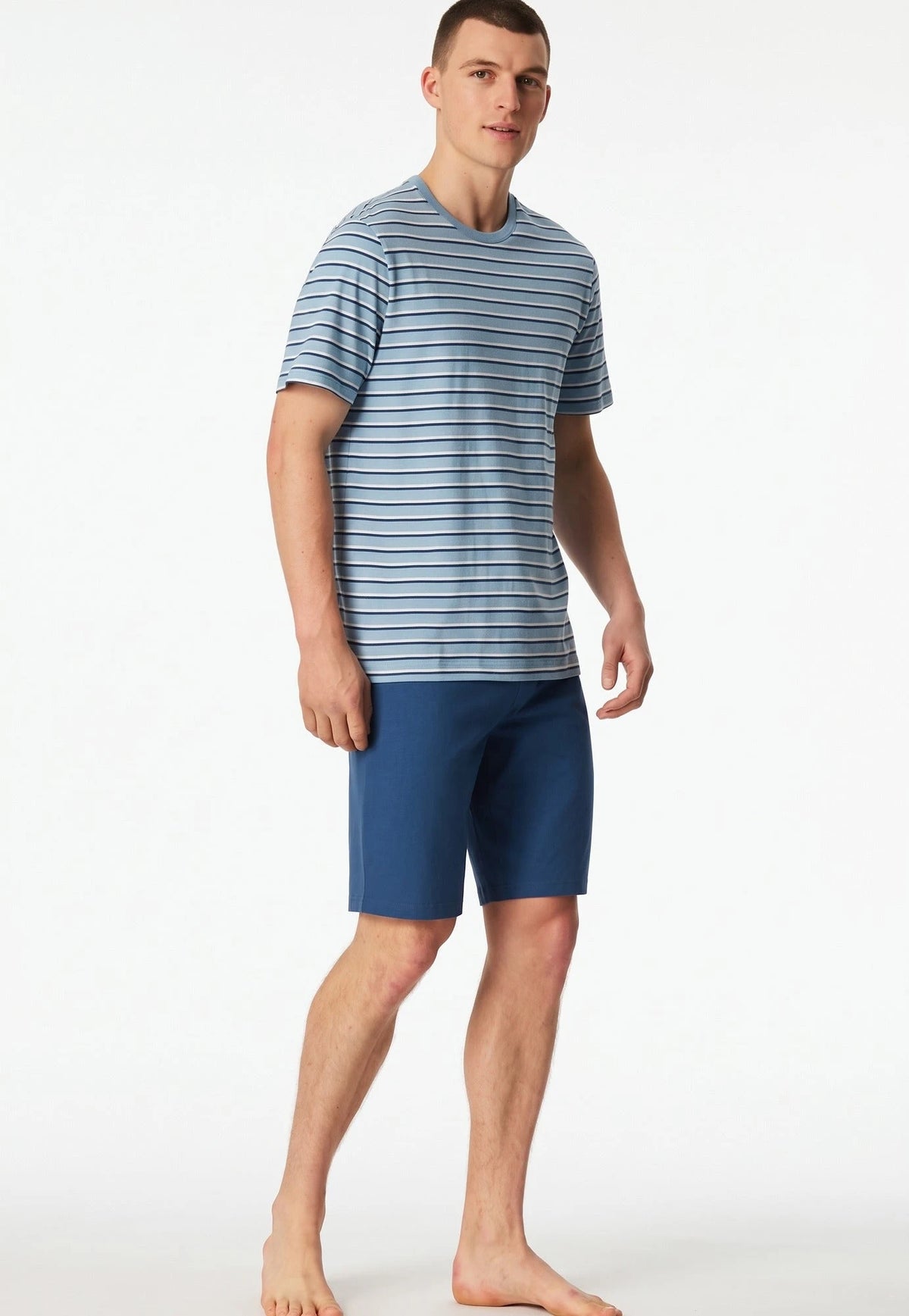 Schiesser Schiesser heren shortama katoen - Cassual essential