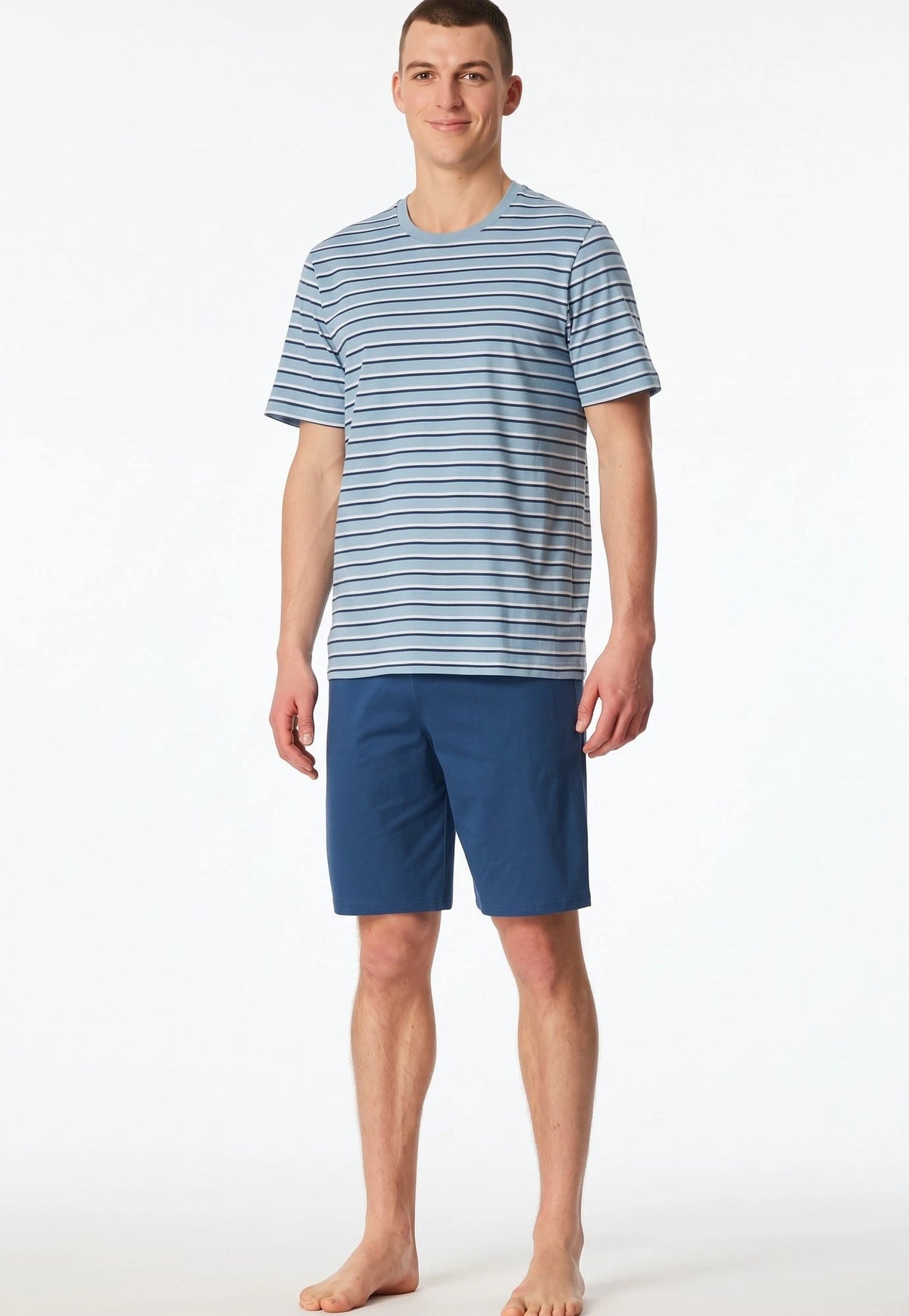Schiesser Schiesser heren shortama katoen - Cassual essential