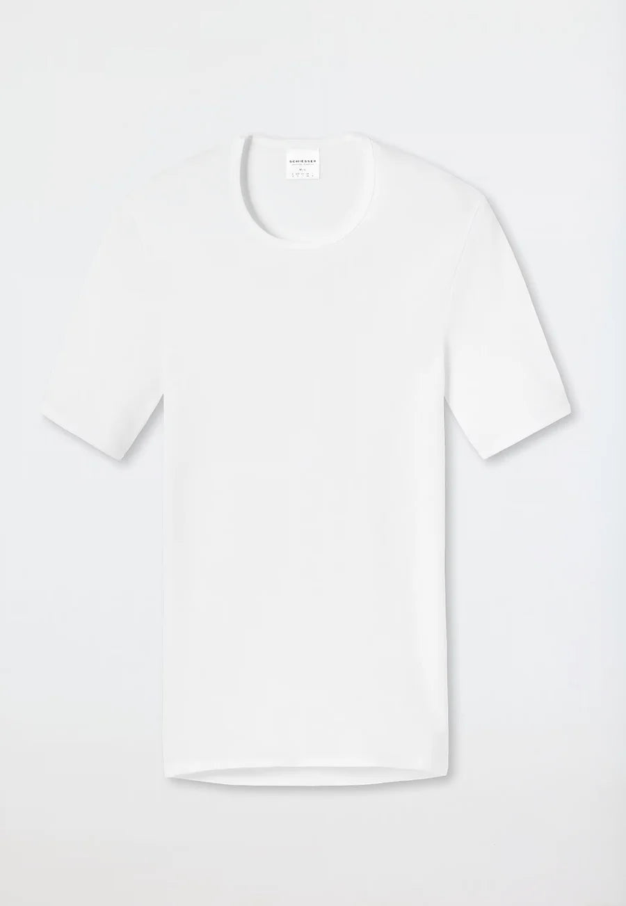 Schiesser Schiesser heren T-Shirt Rib - Feinrib Original