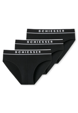 Schiesser Schiesser ondergoed 3-pack heren Rio slip 95/5 - Biologisch katoen