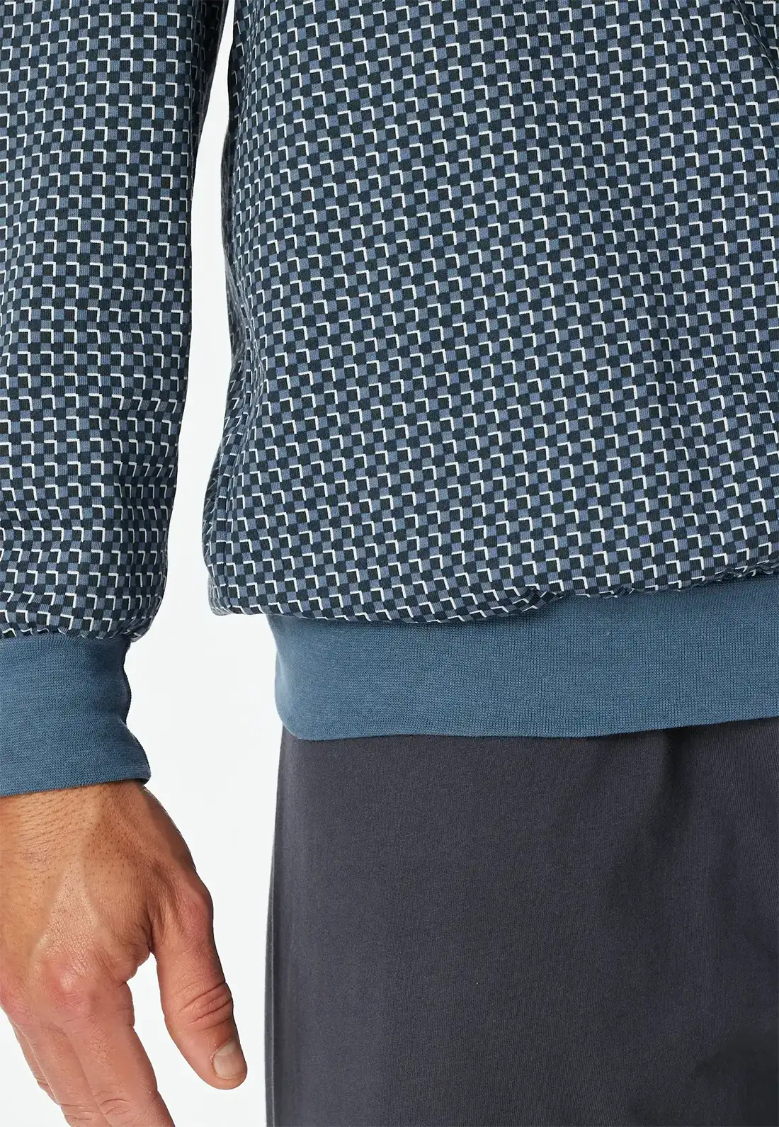 Schiesser Schiesser pyjama heren lang 100% katoen - Comfort - 181162