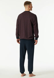 Schiesser Schiesser pyjama heren lang 100% katoen - Comfort - 181162