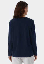 Schiesser Schiesser pyjamashirt lange mouw - Mix & Relax