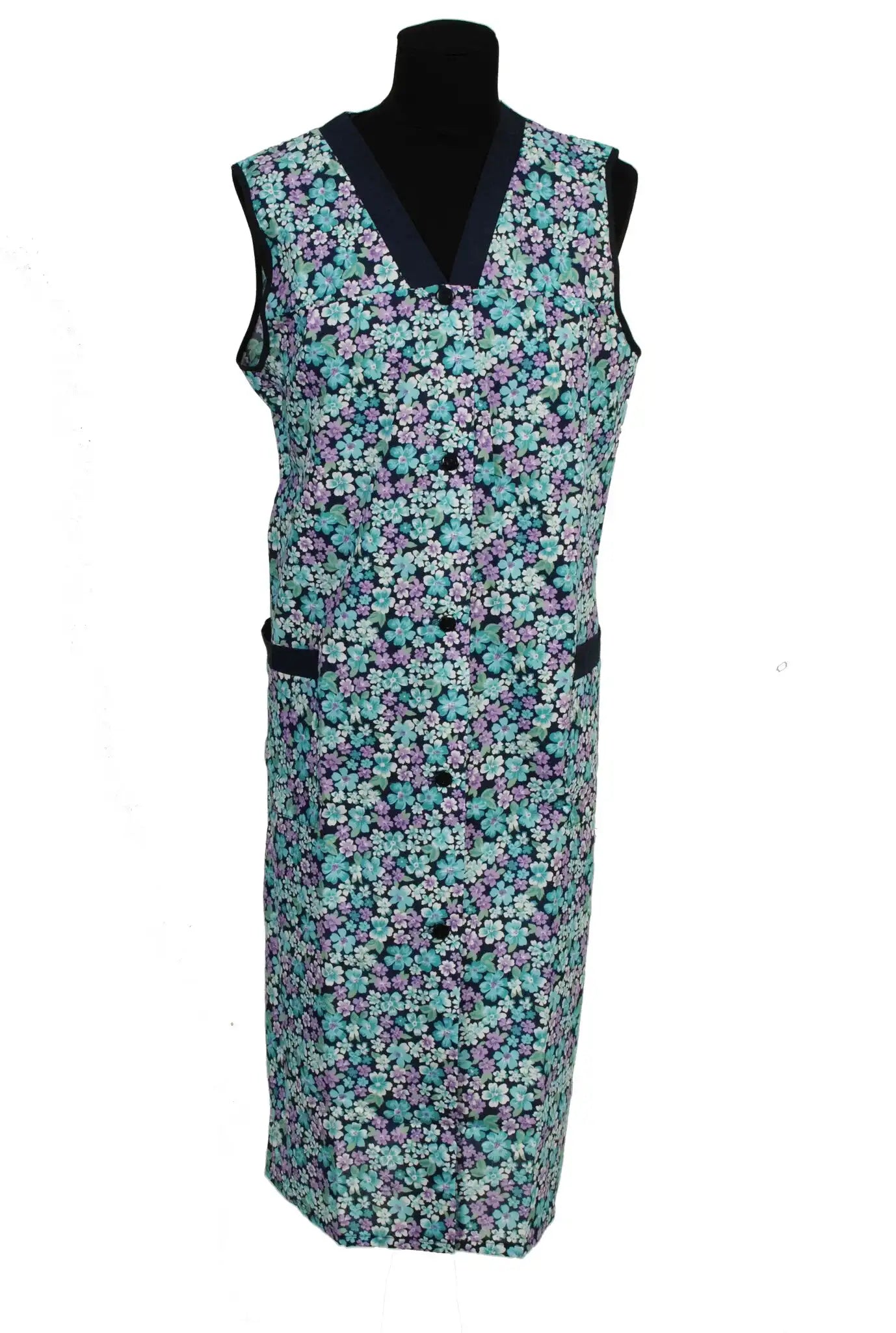 Schriks Jasschort - Lila/blauw bloemetje-5