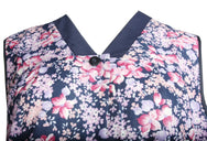 Schriks Ma Flodder jasschort Lila/Rose bloemetje 4