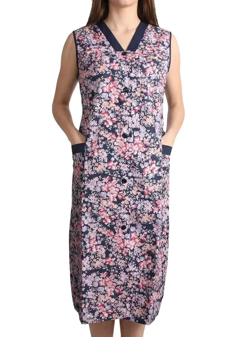 Schriks Ma Flodder jasschort Lila/Rose bloemetje 4