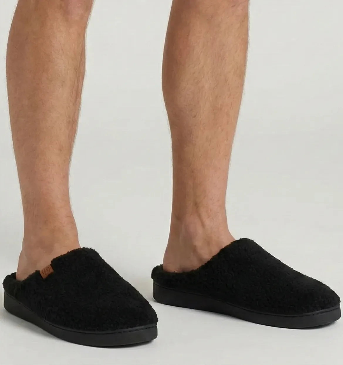 Sliponline Apollo warme teddy heren slippers - pantoffels