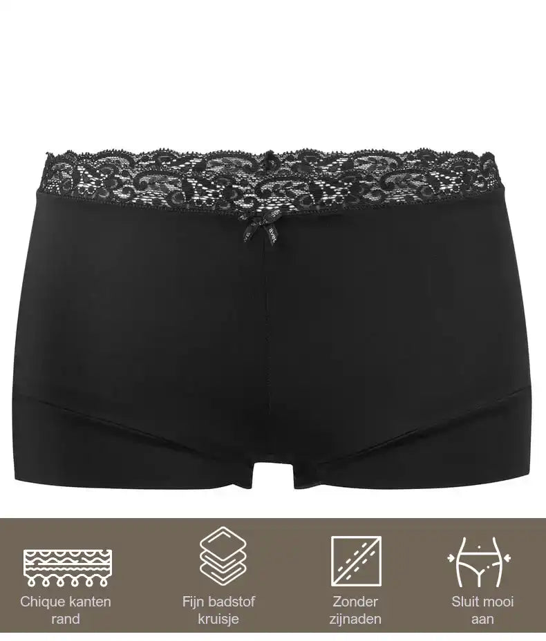 Sliponline Avet kanten boxershort dames 38832