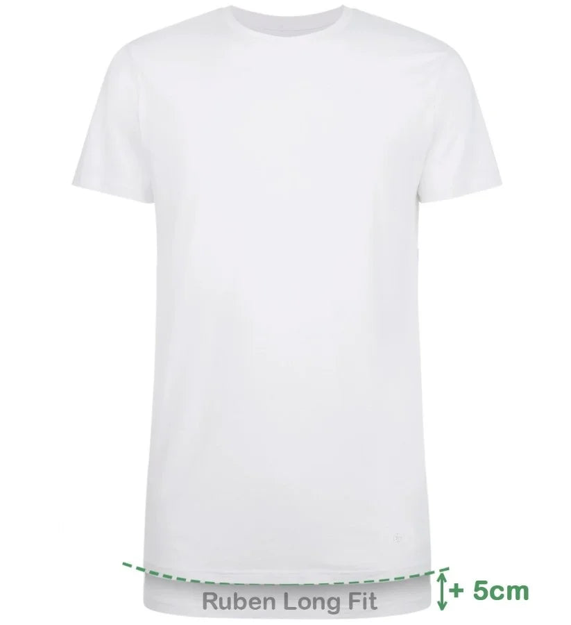Sliponline Bamboo Basics 2-pak Extra Lange T-shirts heren - Ruben