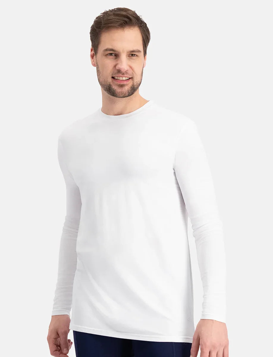 Sliponline Bamboo Basics 2-pak heren ondershirts lange mouw - Ralph