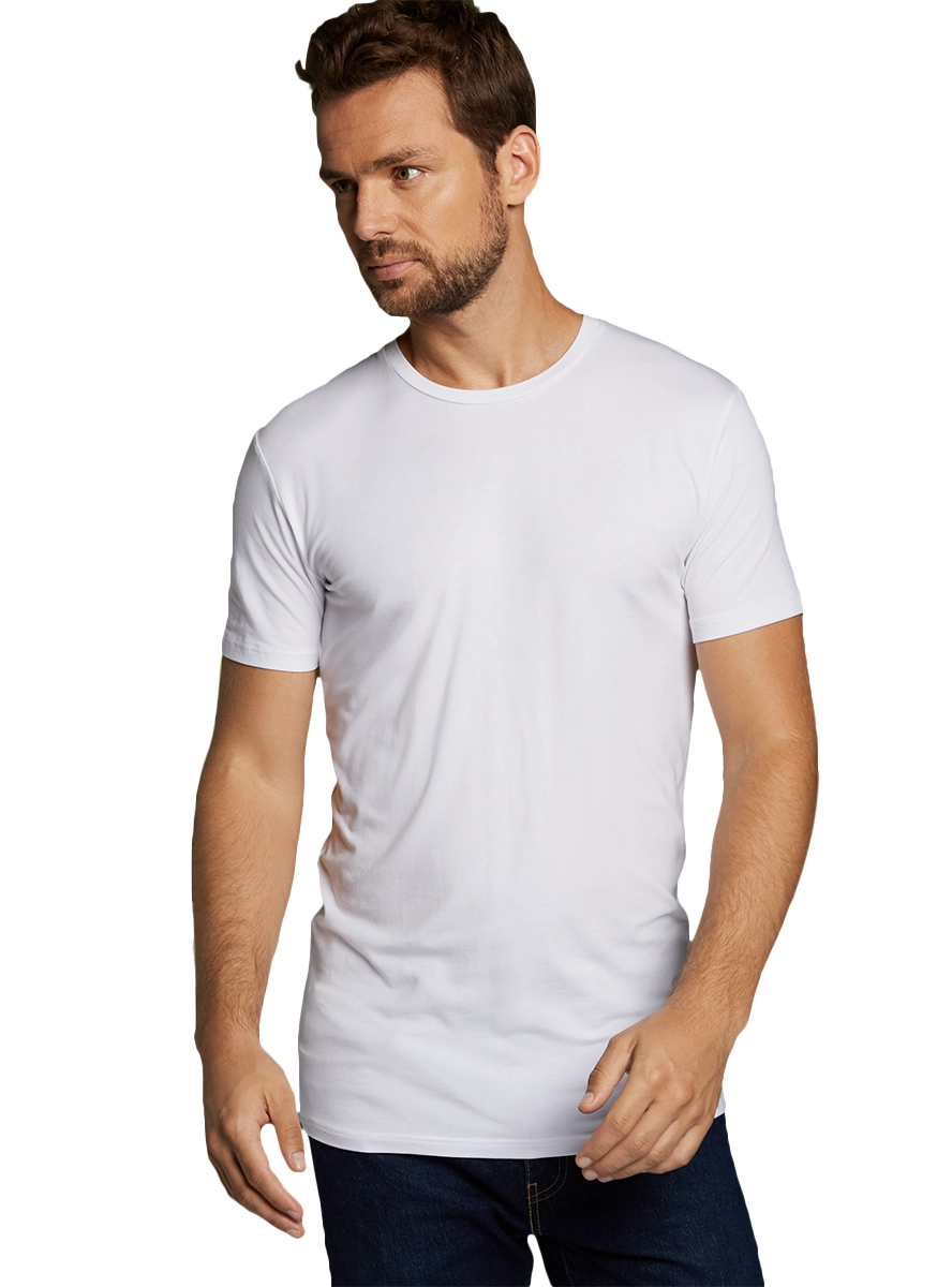 Sliponline Bamboo Basics 2-pak heren T-shirts ronde hals - Ruben