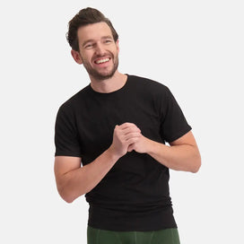 Sliponline Bamboo Basics 2-pak heren T-shirts ronde hals - Ruben