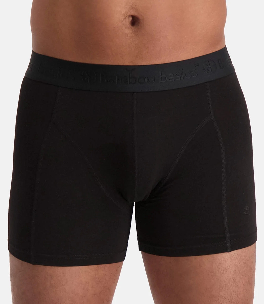 Sliponline Bamboo Basics 3-pak heren boxershorts Rico - Black Ton
