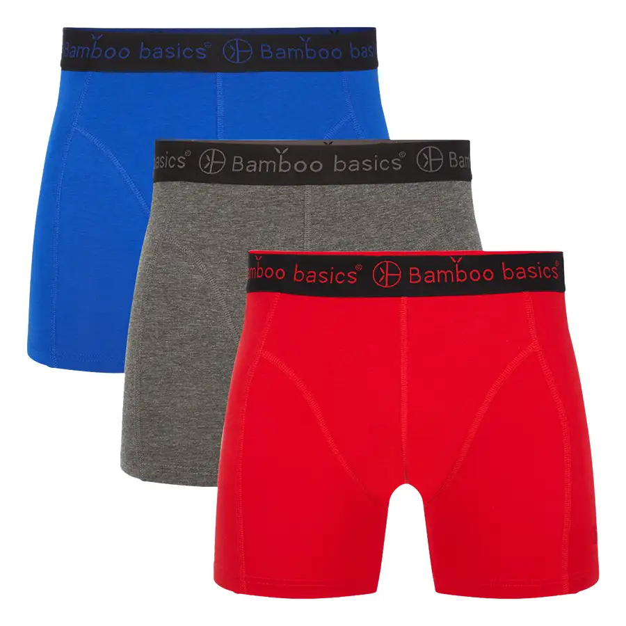 Sliponline Bamboo Basics 3-pak heren boxershorts - Rico - Combi 012