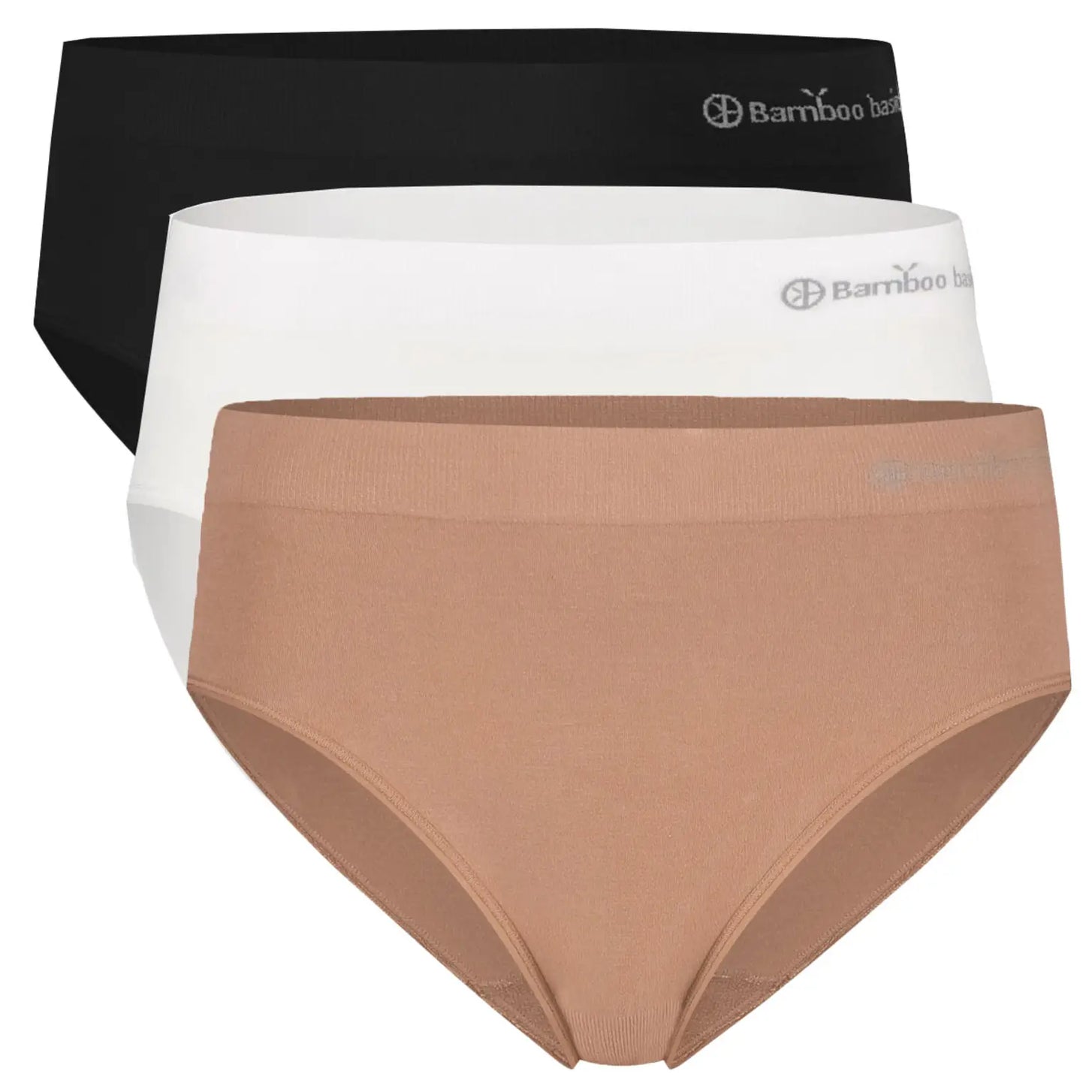 Sliponline Bamboo Basics 3-pak naadloze dames slips - Belle