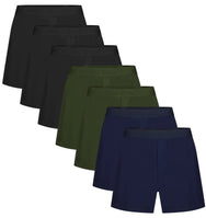 Sliponline Bamboo Basics 7-pak wijde heren bamboe boxershorts - Kay