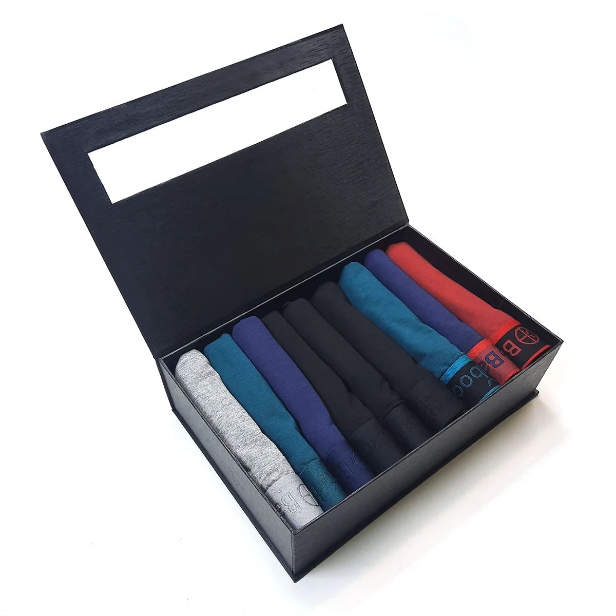 Sliponline Bamboo Basics 9-pak heren boxers - Rico - Cadeau verpakking
