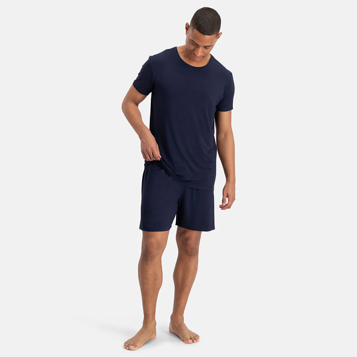 Sliponline Bamboo Basics heren shortama - Navy