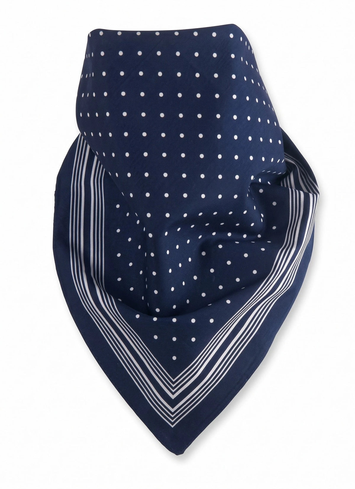 Sliponline Bandana Blauw kleine stippel 54x54 CM