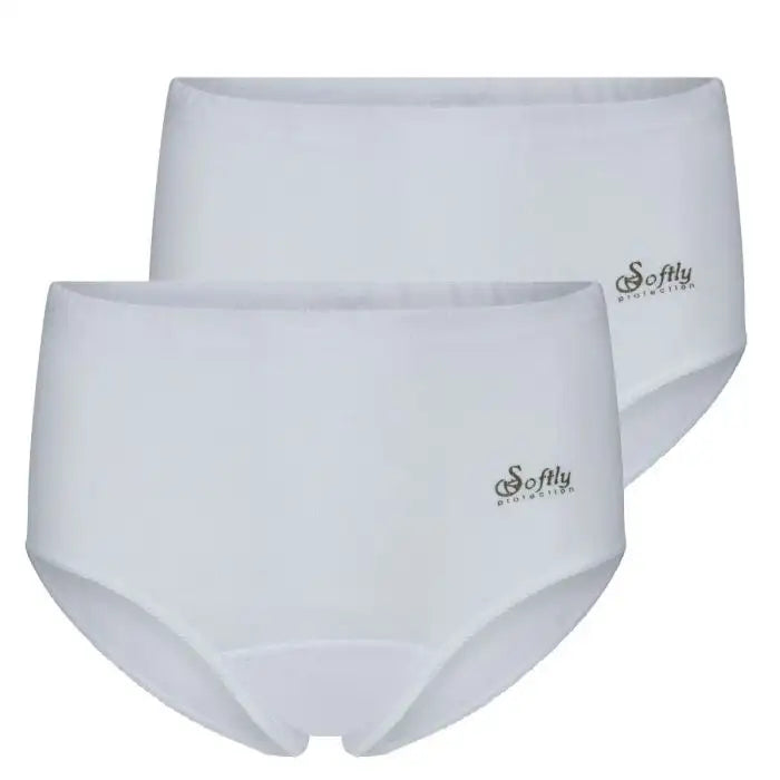 Sliponline Beeren 2-pak Julia taille slip met badstof kruisje "Softly"